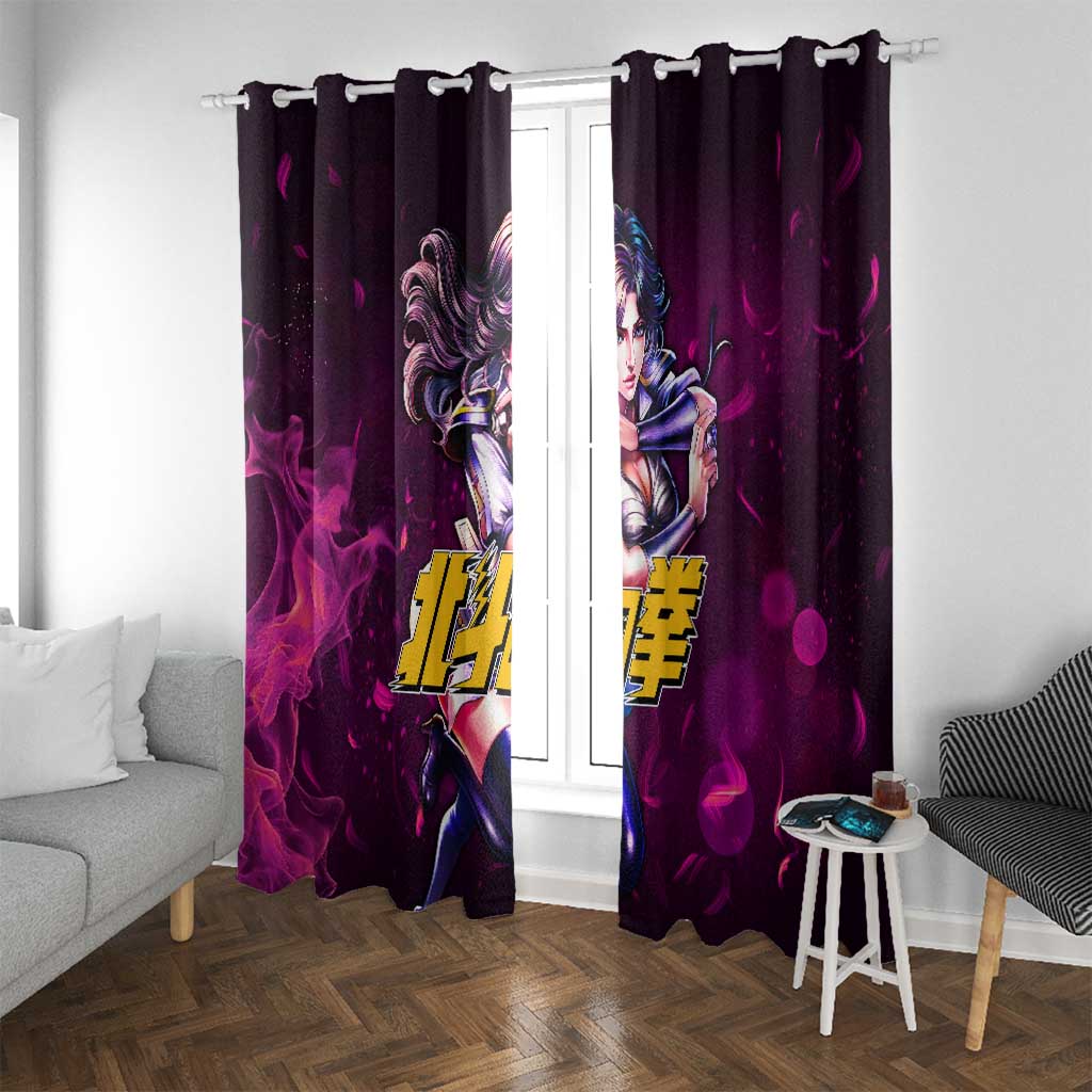 Mimiya - Fist Of The North Star Window Curtain Anime Mix Manga Style