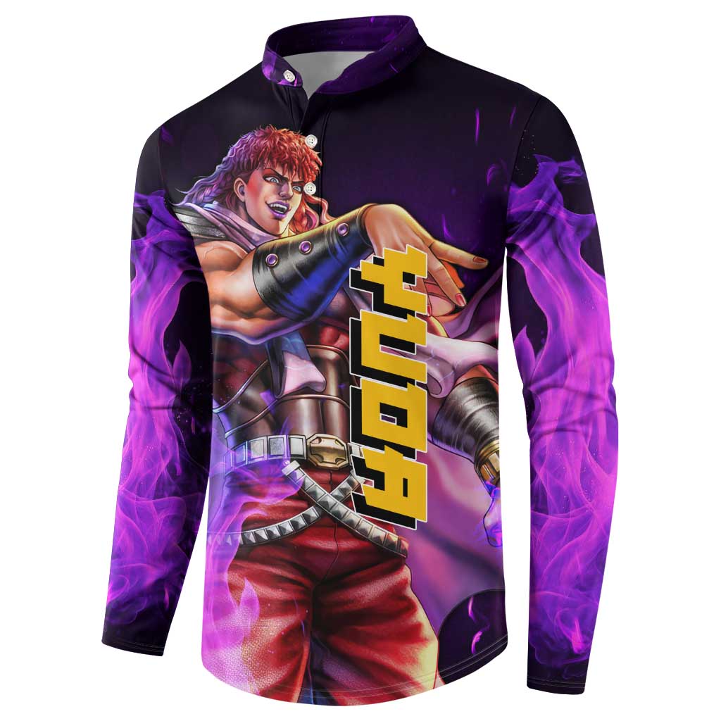 Yuda - Fist Of The North Star Button Sweatshirt Anime Mix Manga Style