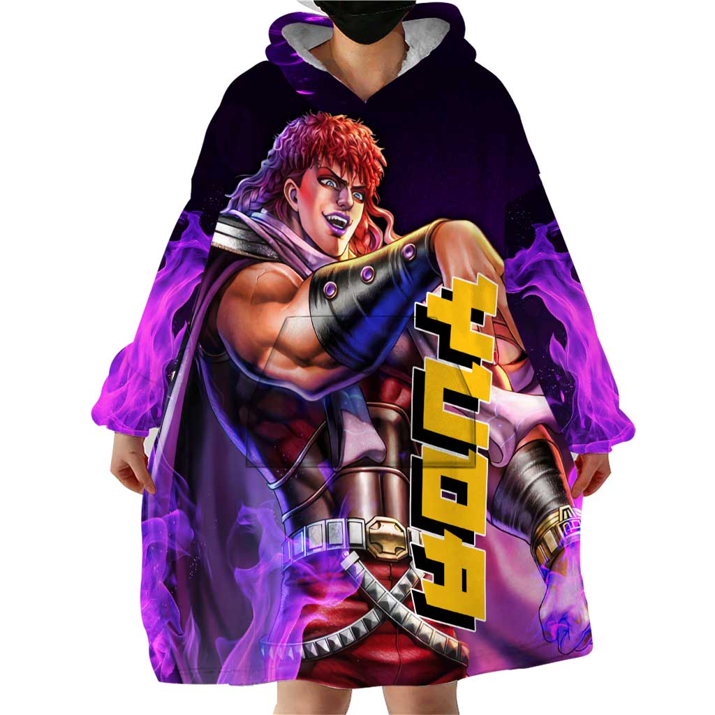 Yuda - Fist Of The North Star Wearable Blanket Hoodie Anime Mix Manga Style