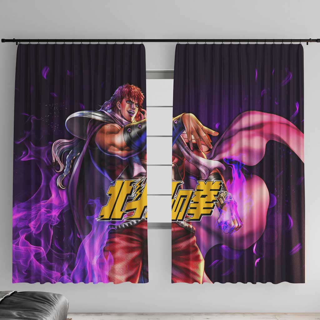 Yuda - Fist Of The North Star Window Curtain Anime Mix Manga Style