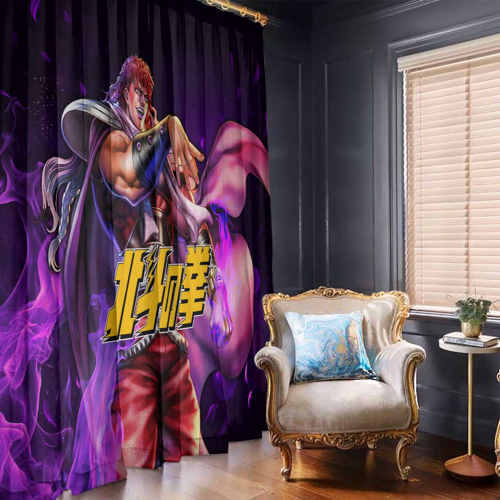 Yuda - Fist Of The North Star Window Curtain Anime Mix Manga Style