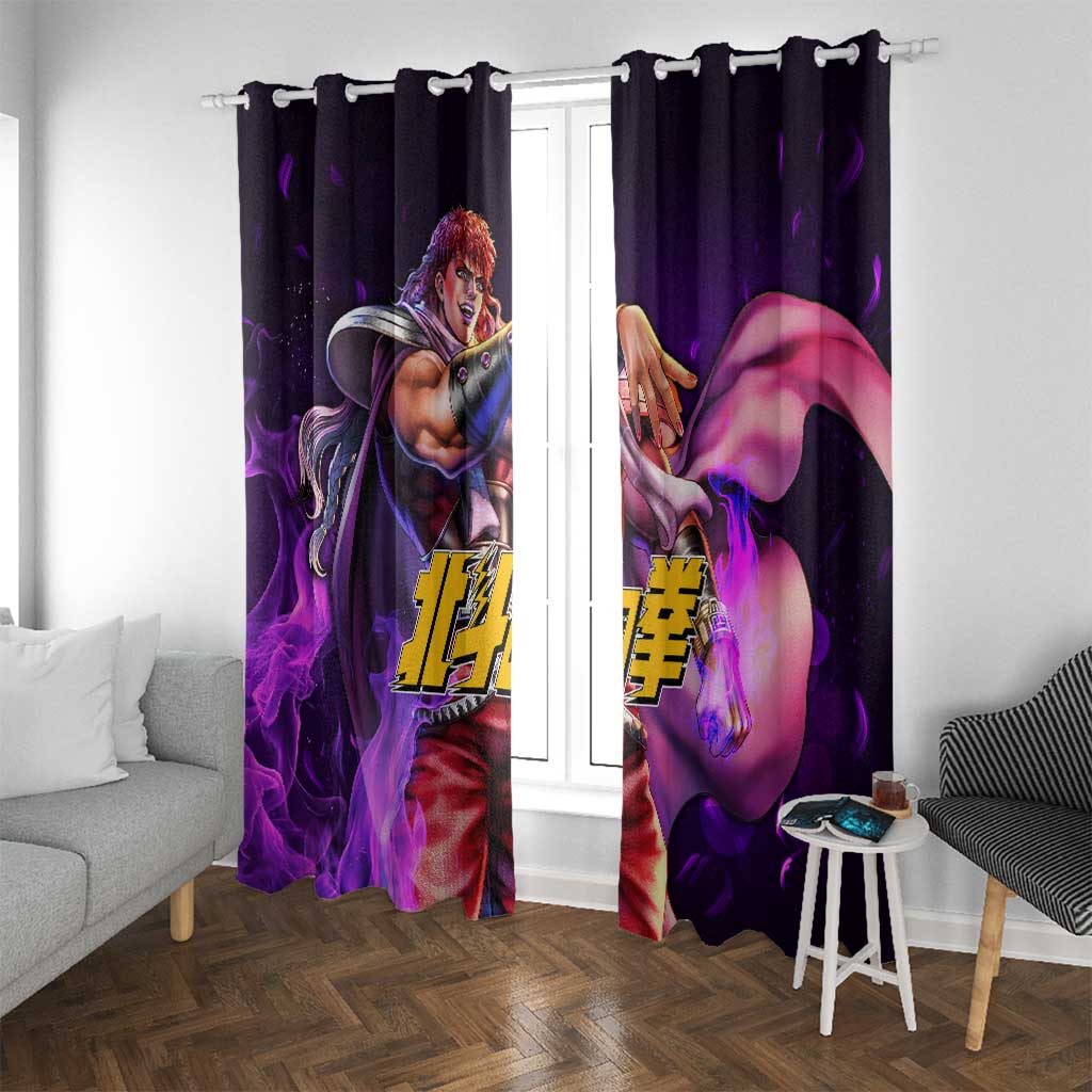 Yuda - Fist Of The North Star Window Curtain Anime Mix Manga Style