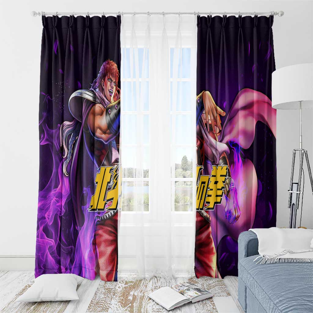 Yuda - Fist Of The North Star Window Curtain Anime Mix Manga Style