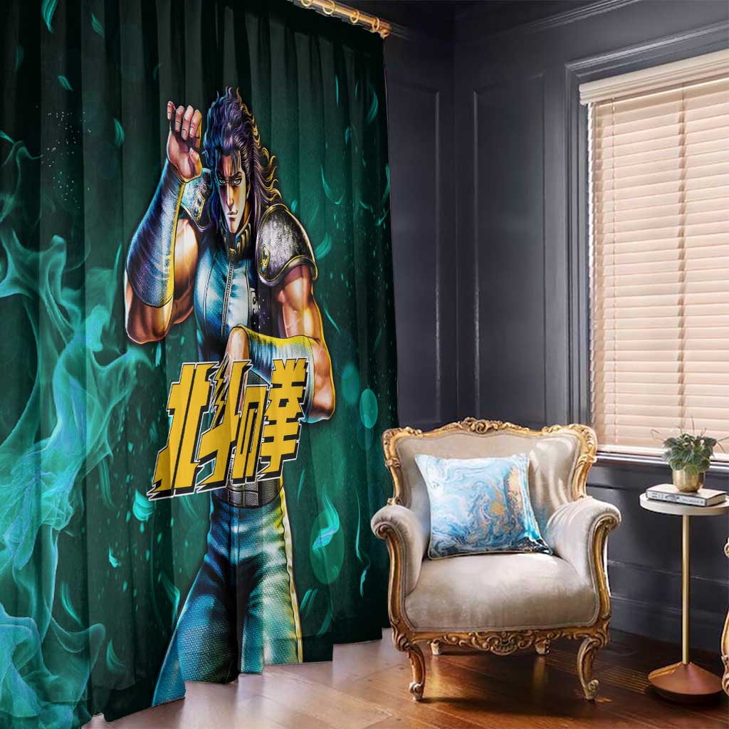 Rei - Fist Of The North Star Window Curtain Anime Mix Manga Style