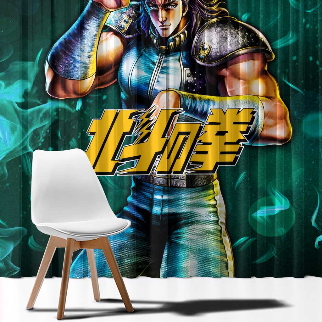 Rei - Fist Of The North Star Window Curtain Anime Mix Manga Style