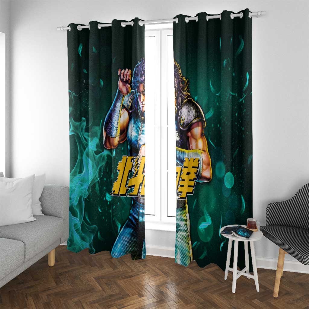 Rei - Fist Of The North Star Window Curtain Anime Mix Manga Style