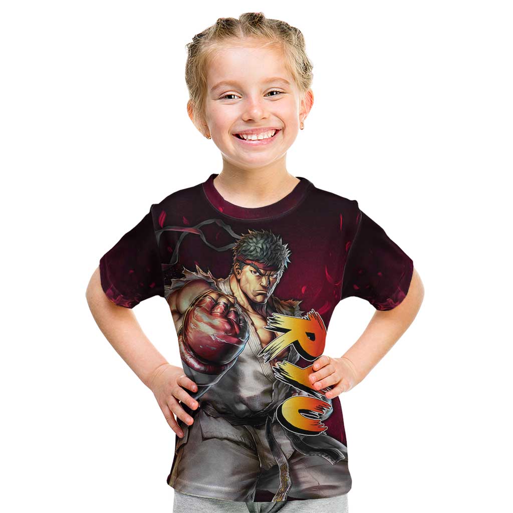 Ryu - Street Fighter Kid T Shirt Anime Style