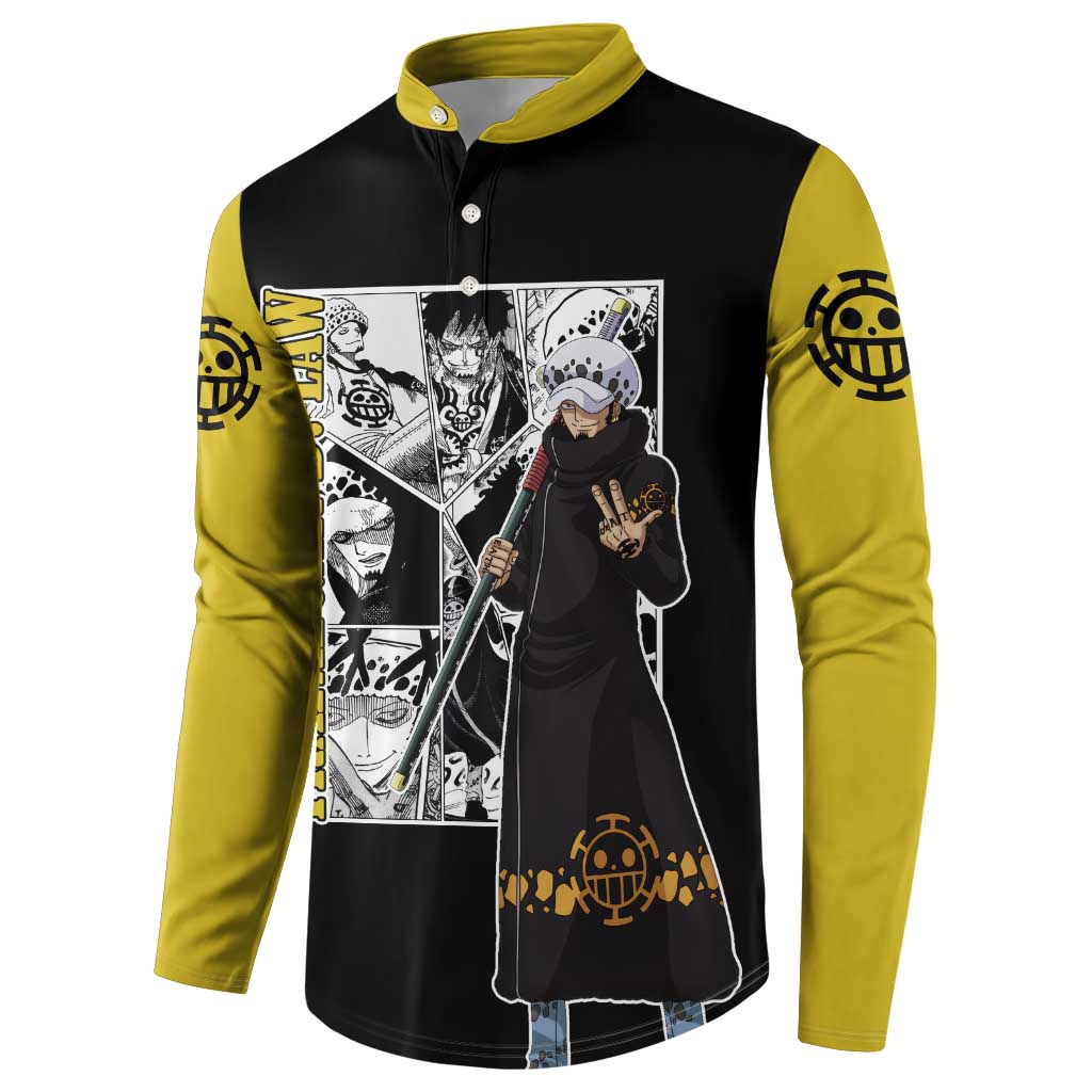 Trafalgar D. Law - One Piece Button Sweatshirt Anime Mix Manga Style