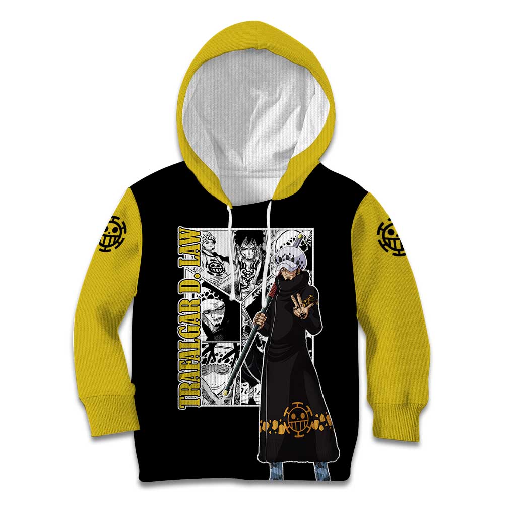 Trafalgar D. Law - One Piece Kid Hoodie Anime Mix Manga Style