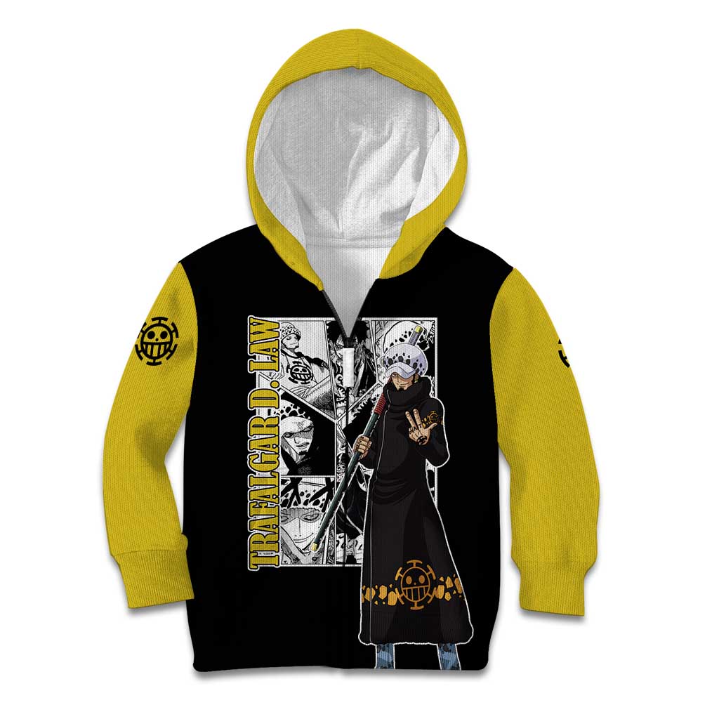 Trafalgar D. Law - One Piece Kid Hoodie Anime Mix Manga Style