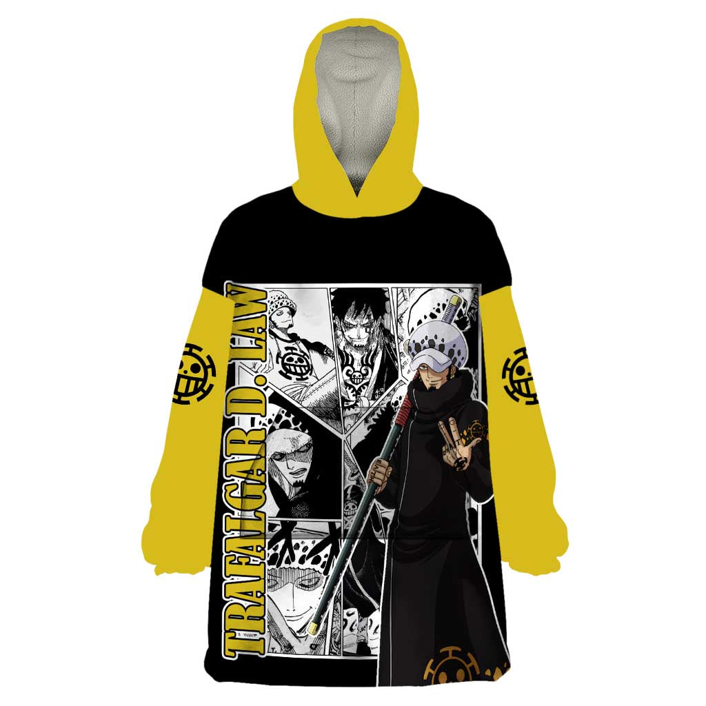 Trafalgar D. Law - One Piece Wearable Blanket Hoodie Anime Mix Manga Style