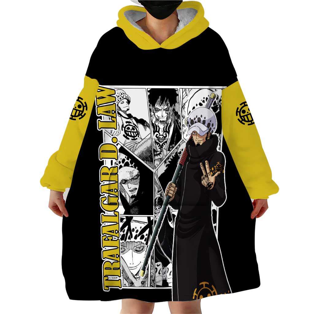 Trafalgar D. Law - One Piece Wearable Blanket Hoodie Anime Mix Manga Style