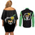 Brook - One Piece Couples Matching Off Shoulder Short Dress and Long Sleeve Button Shirt Anime Mix Manga Style