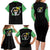 Brook - One Piece Family Matching Long Sleeve Bodycon Dress and Hawaiian Shirt Anime Mix Manga Style
