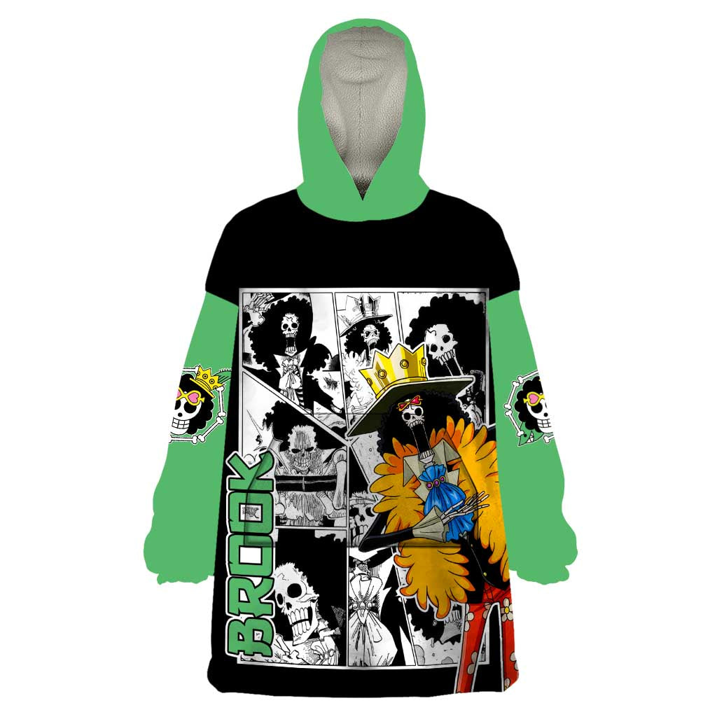 Brook - One Piece Wearable Blanket Hoodie Anime Mix Manga Style