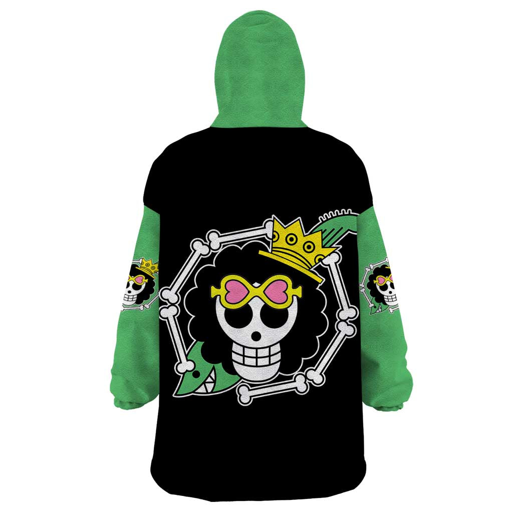 Brook - One Piece Wearable Blanket Hoodie Anime Mix Manga Style