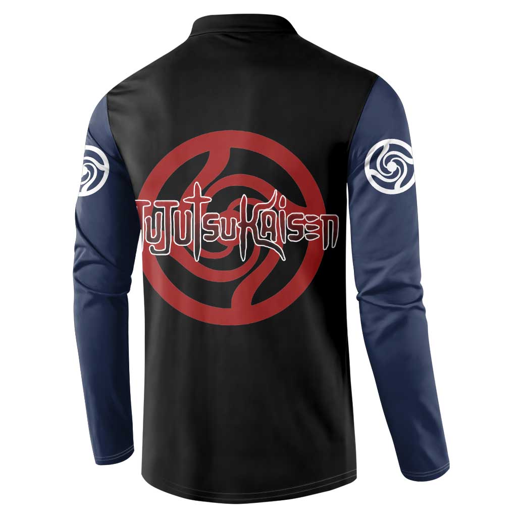 Megumi Fushiguro - Jujustu Kaisen Button Sweatshirt Anime Mix Manga Style
