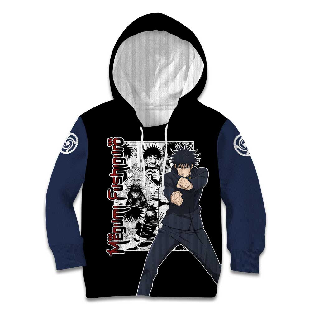 Megumi Fushiguro - Jujustu Kaisen Kid Hoodie Anime Mix Manga Style