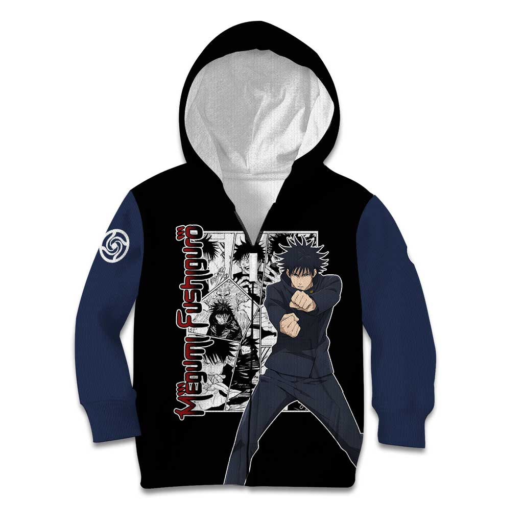 Megumi Fushiguro - Jujustu Kaisen Kid Hoodie Anime Mix Manga Style