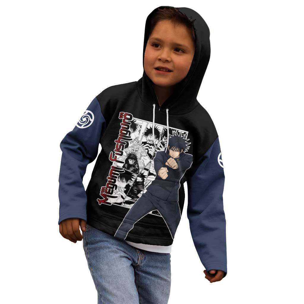 Megumi Fushiguro - Jujustu Kaisen Kid Hoodie Anime Mix Manga Style