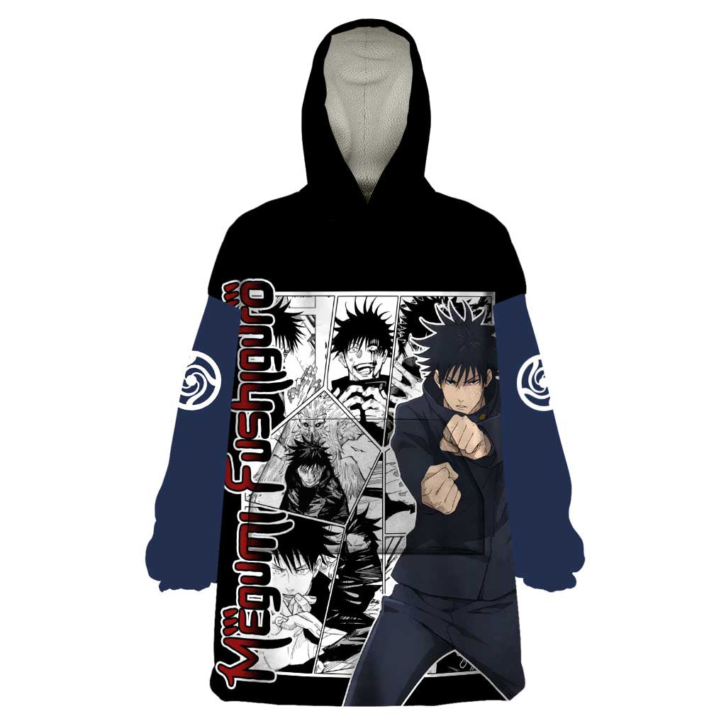 Megumi Fushiguro - Jujustu Kaisen Wearable Blanket Hoodie Anime Mix Manga Style