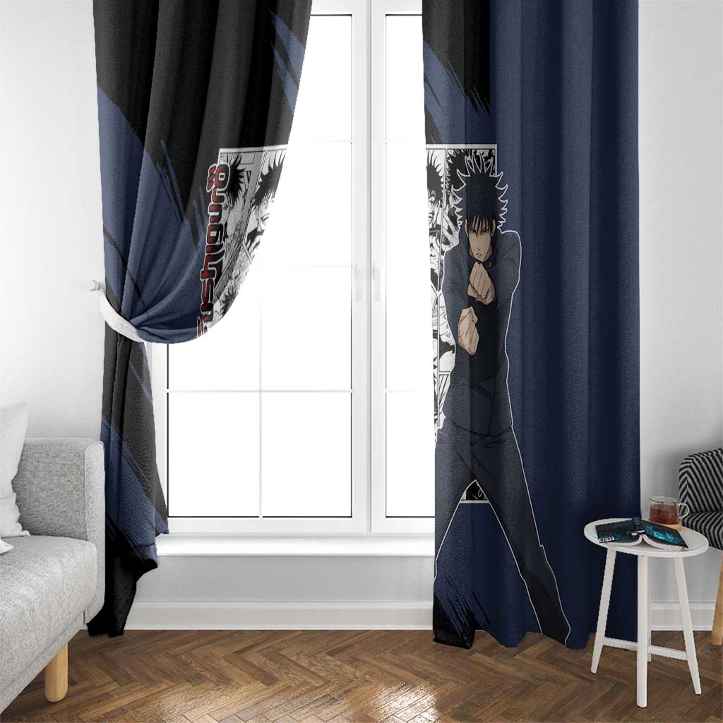 Megumi Fushiguro - Jujustu Kaisen Window Curtain Anime Mix Manga Style