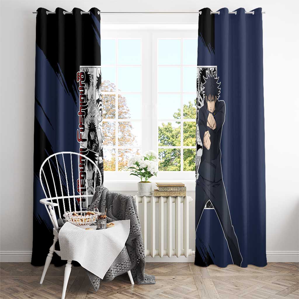 Megumi Fushiguro - Jujustu Kaisen Window Curtain Anime Mix Manga Style
