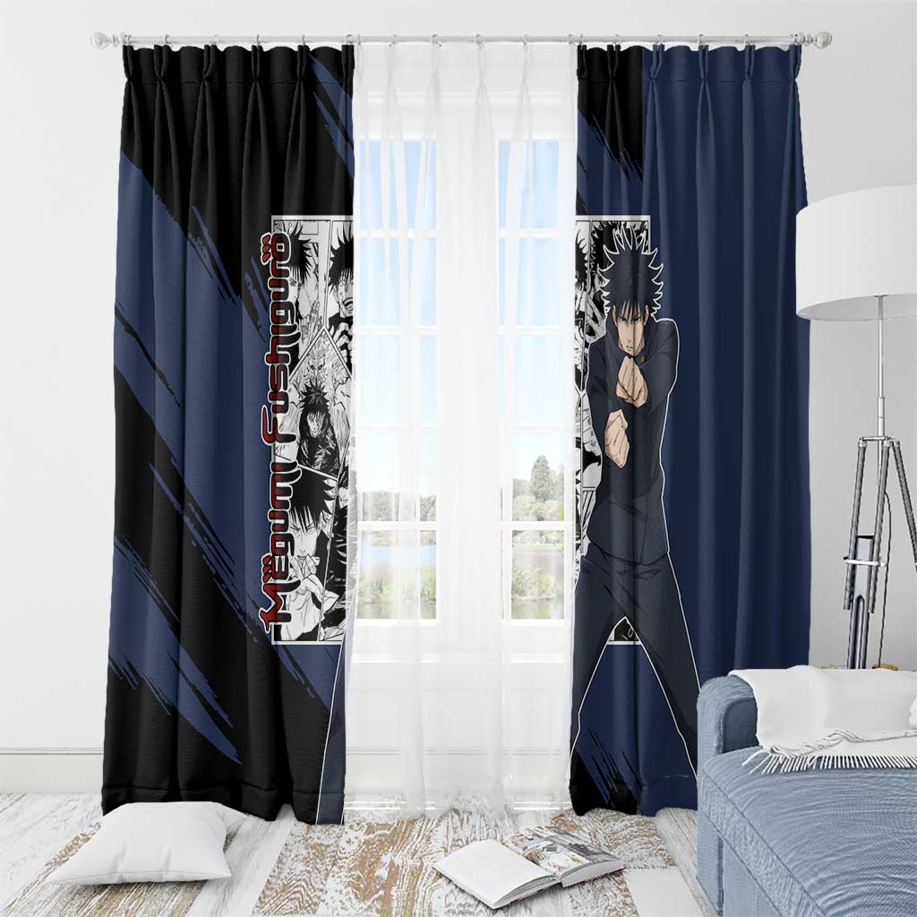 Megumi Fushiguro - Jujustu Kaisen Window Curtain Anime Mix Manga Style