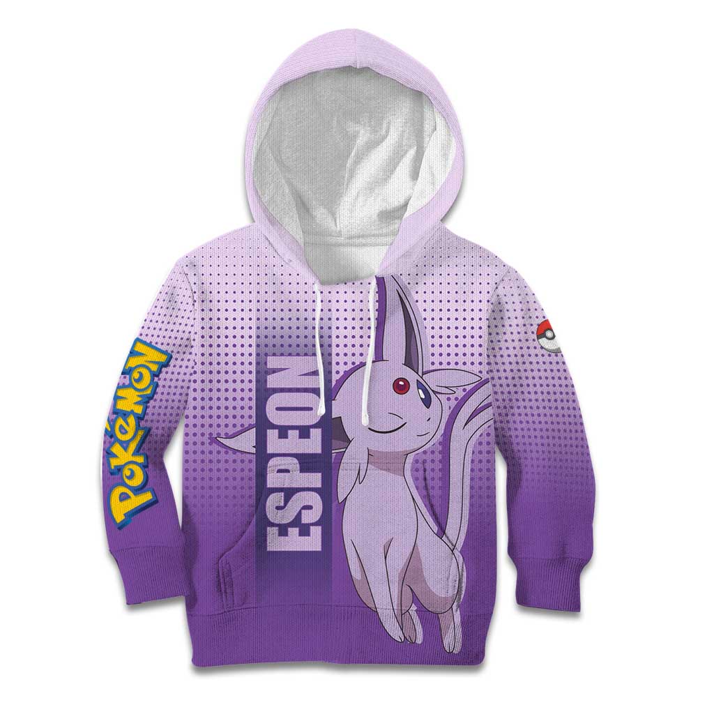 Espeon from Poké Kid Hoodie with Psychic Type Ability and Elegant Pose Design - The Mazicc