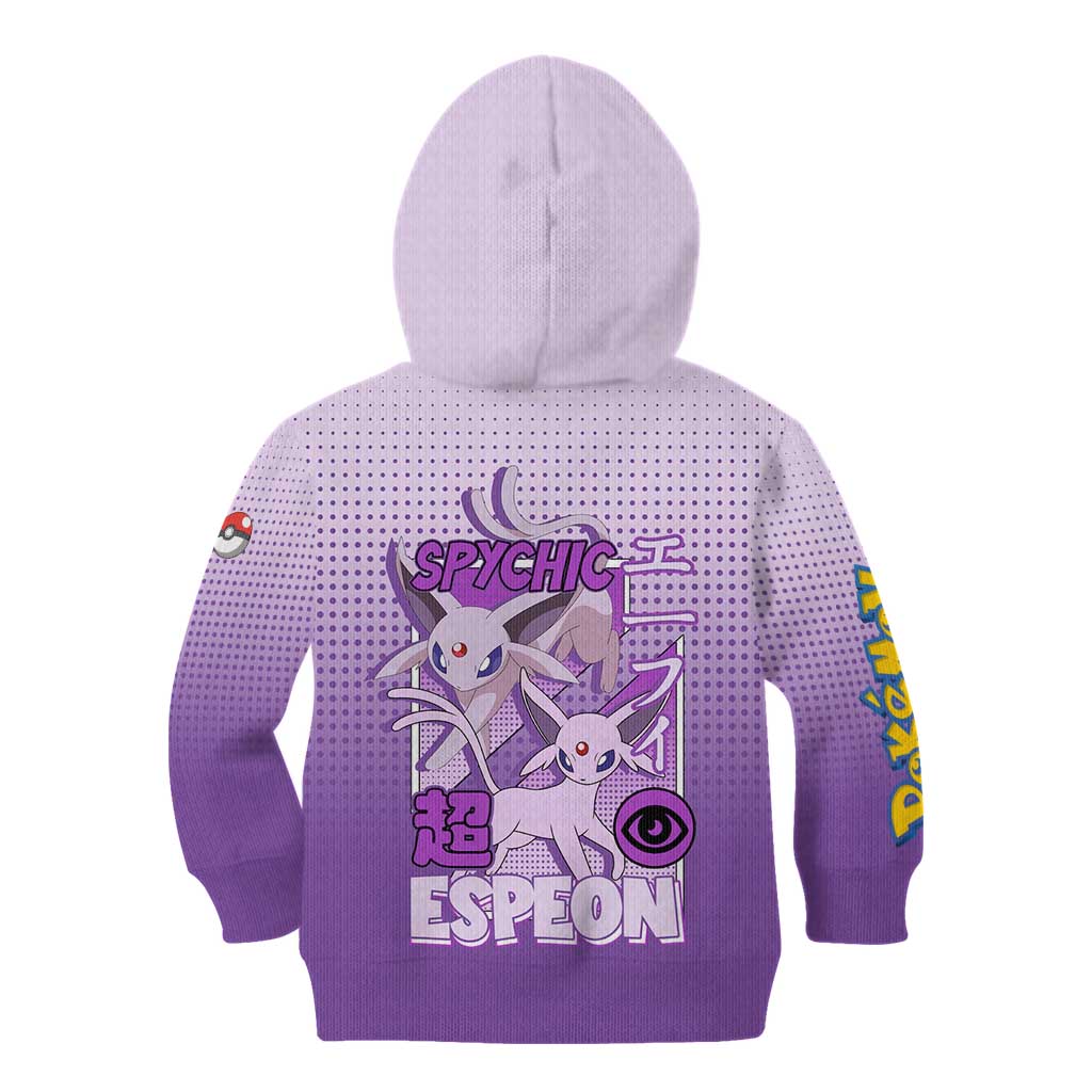 Espeon from Poké Kid Hoodie with Psychic Type Ability and Elegant Pose Design - The Mazicc