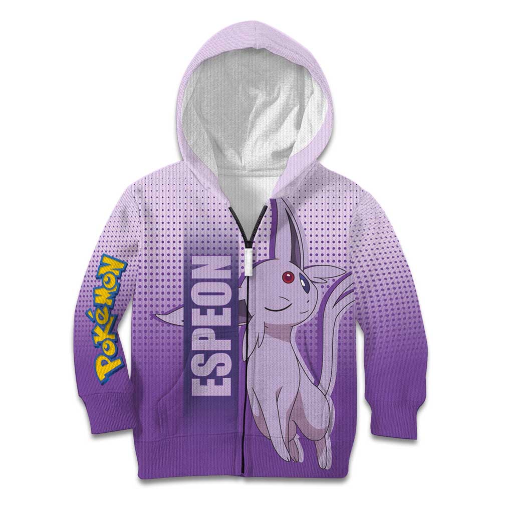 Espeon from Poké Kid Hoodie with Psychic Type Ability and Elegant Pose Design - The Mazicc