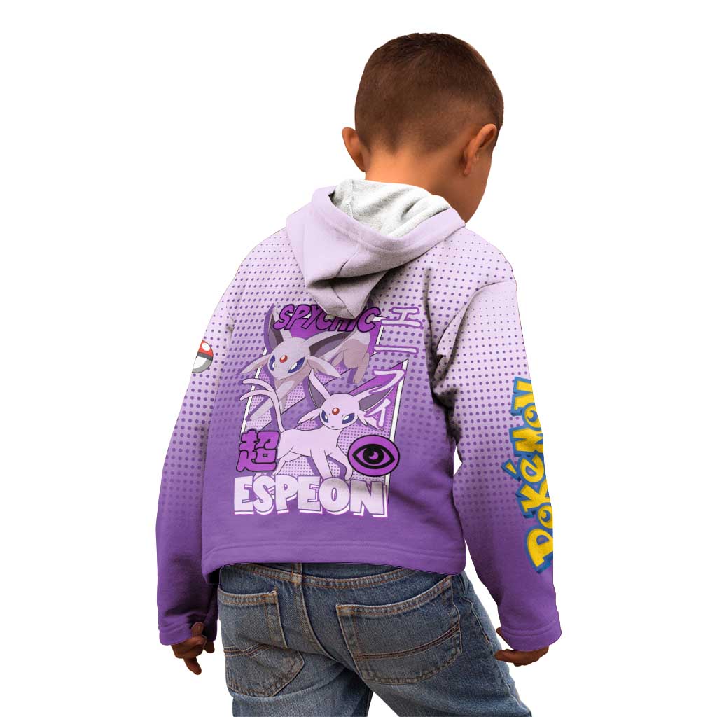 Espeon from Poké Kid Hoodie with Psychic Type Ability and Elegant Pose Design - The Mazicc