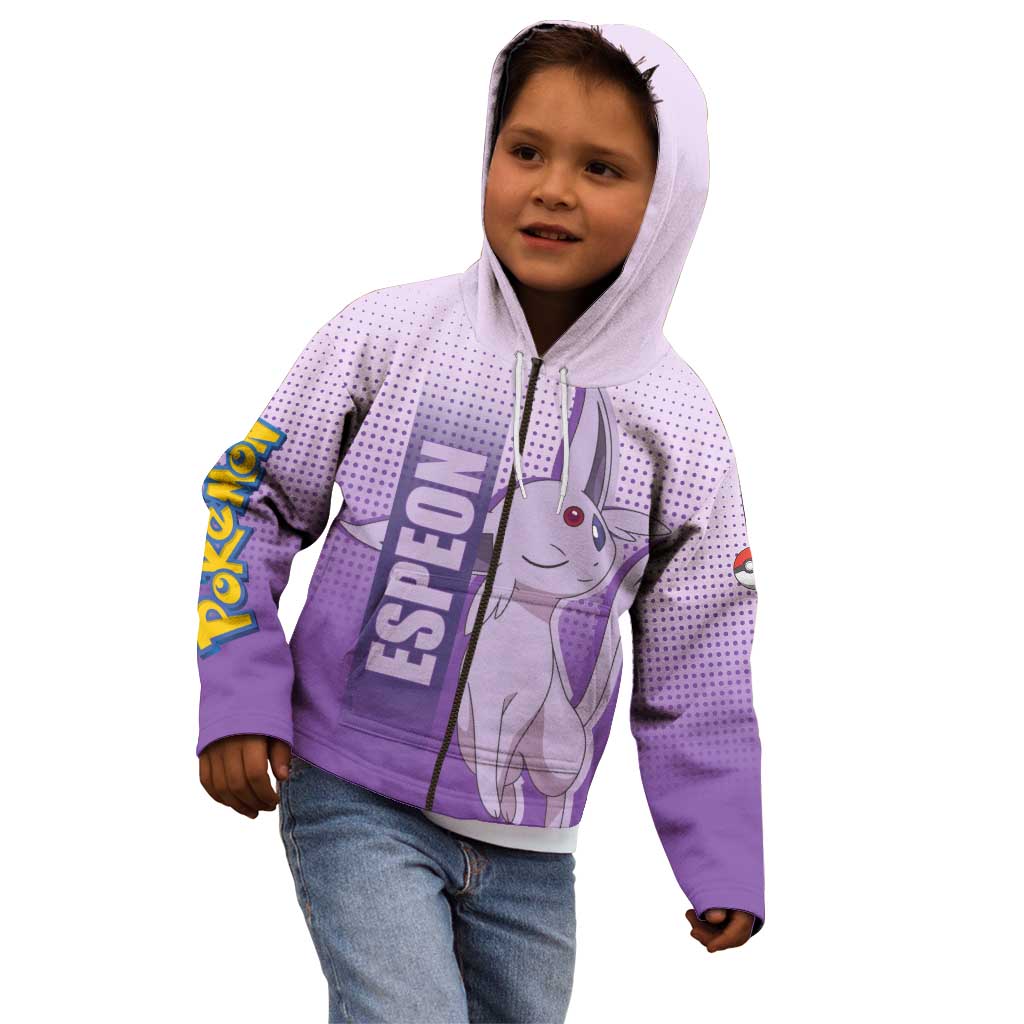 Espeon from Poké Kid Hoodie with Psychic Type Ability and Elegant Pose Design - The Mazicc