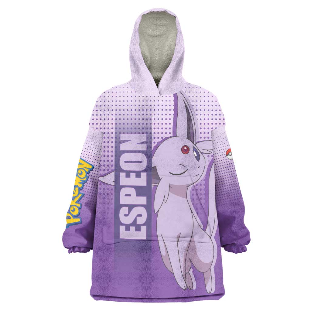 Espeon from Poké Wearable Blanket Hoodie with Psychic Type Ability and Elegant Pose Design - The Mazicc