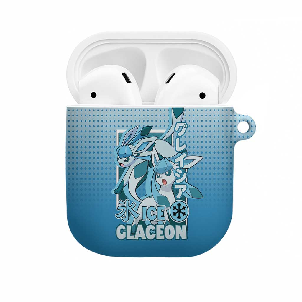 Glaceon from Poké AirPods Case with Ice Type Ability and Elegant Pose Design - The Mazicc