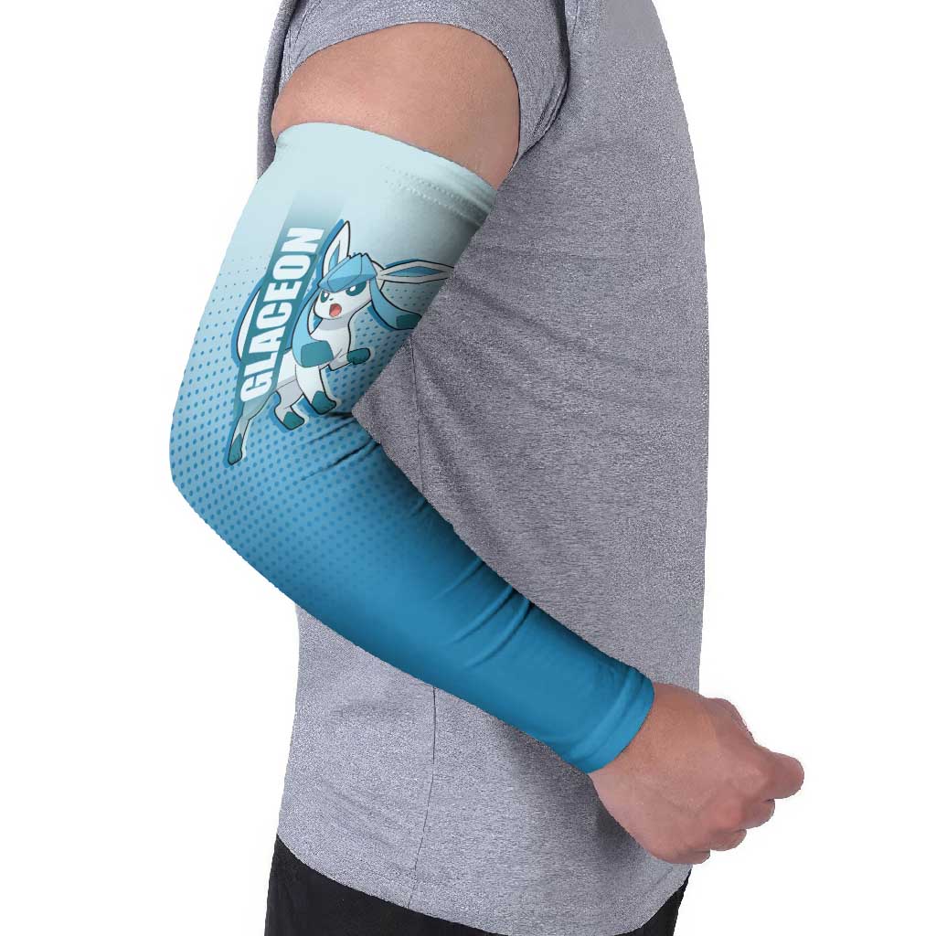 Glaceon from Poké Arm Sleeves with Ice Type Ability and Elegant Pose Design - The Mazicc