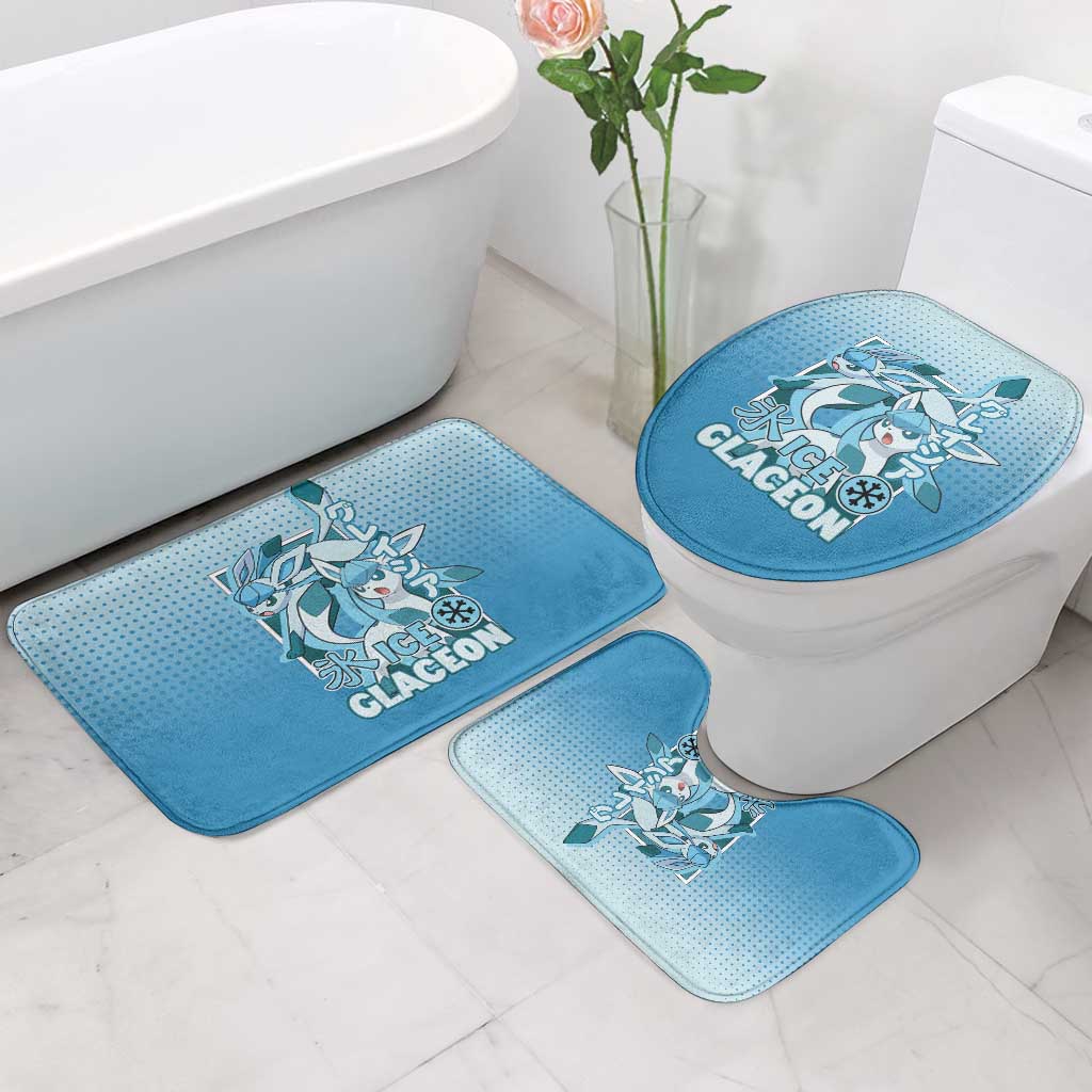 Glaceon from Poké Bathroom Set with Ice Type Ability and Elegant Pose Design - The Mazicc
