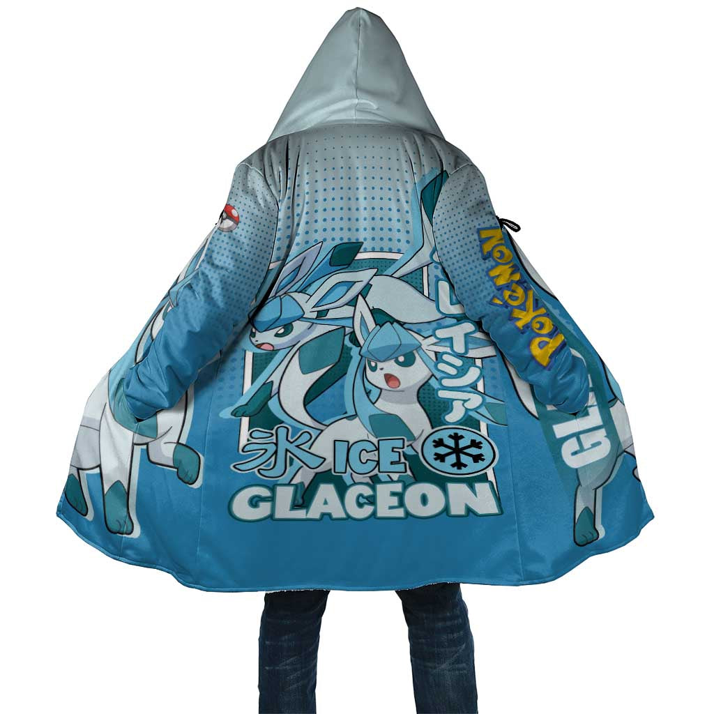 Glaceon from Poké Cloak with Ice Type Ability and Elegant Pose Design - The Mazicc