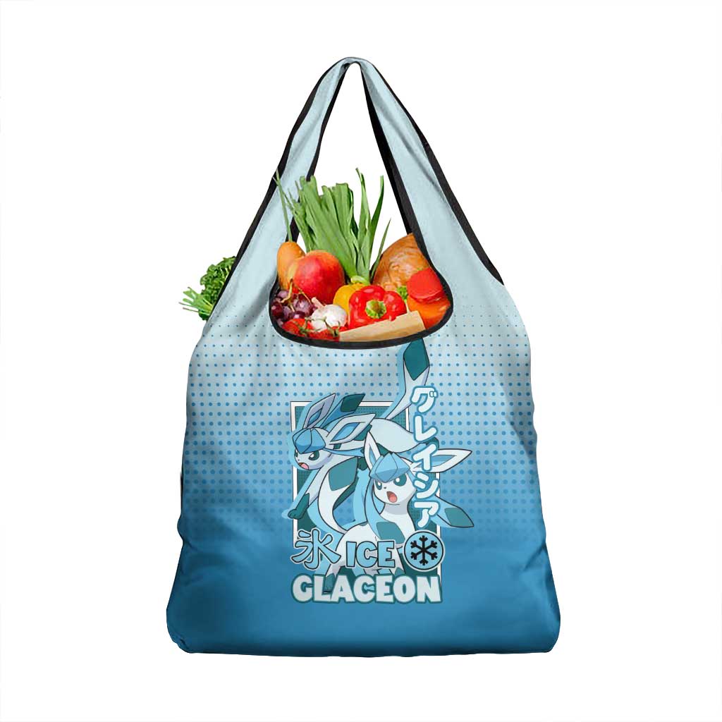 Glaceon from Poké Grocery Bag with Ice Type Ability and Elegant Pose Design - The Mazicc