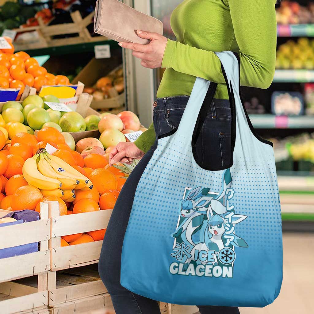 Glaceon from Poké Grocery Bag with Ice Type Ability and Elegant Pose Design - The Mazicc