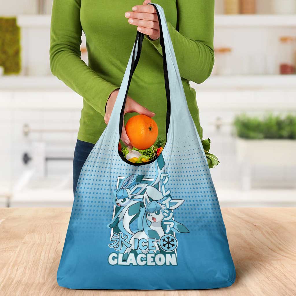 Glaceon from Poké Grocery Bag with Ice Type Ability and Elegant Pose Design - The Mazicc