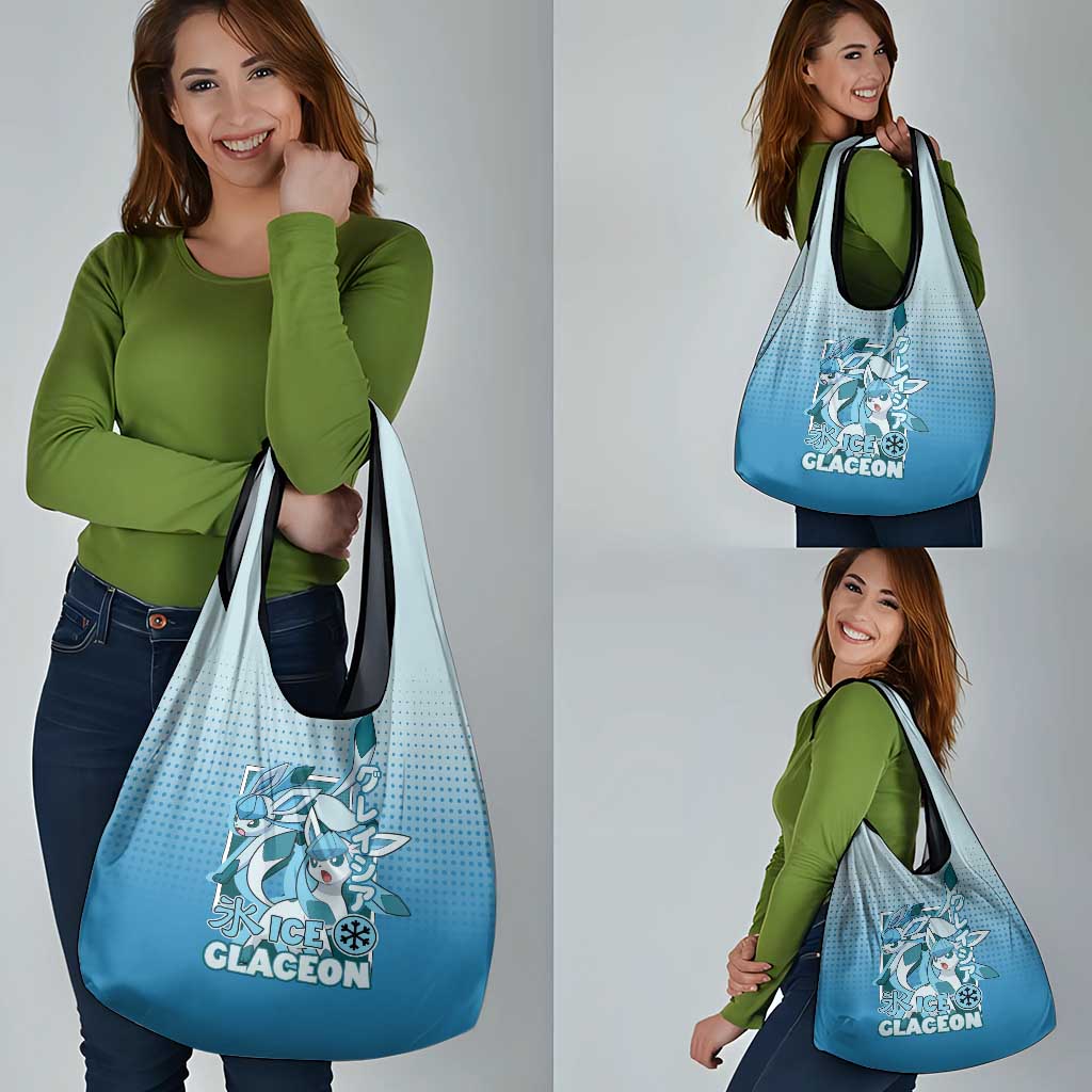 Glaceon from Poké Grocery Bag with Ice Type Ability and Elegant Pose Design - The Mazicc