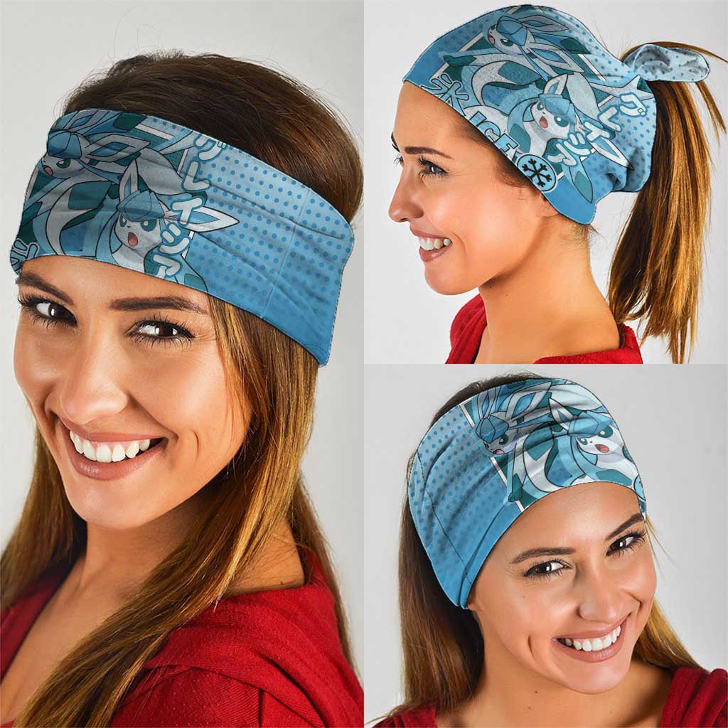 Glaceon from Poké Neck Gaiter with Ice Type Ability and Elegant Pose Design - The Mazicc