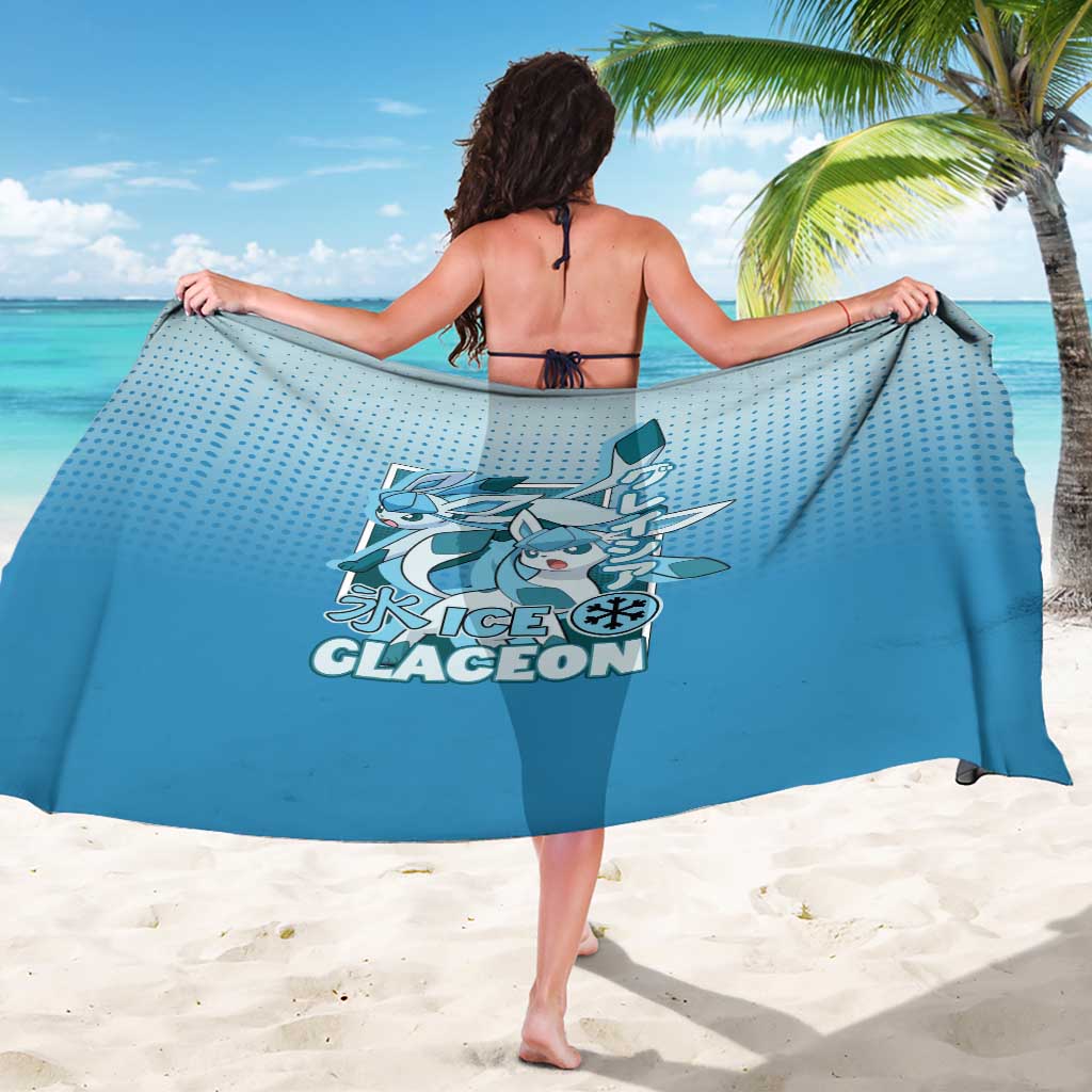 Glaceon from Poké Sarong with Ice Type Ability and Elegant Pose Design - The Mazicc