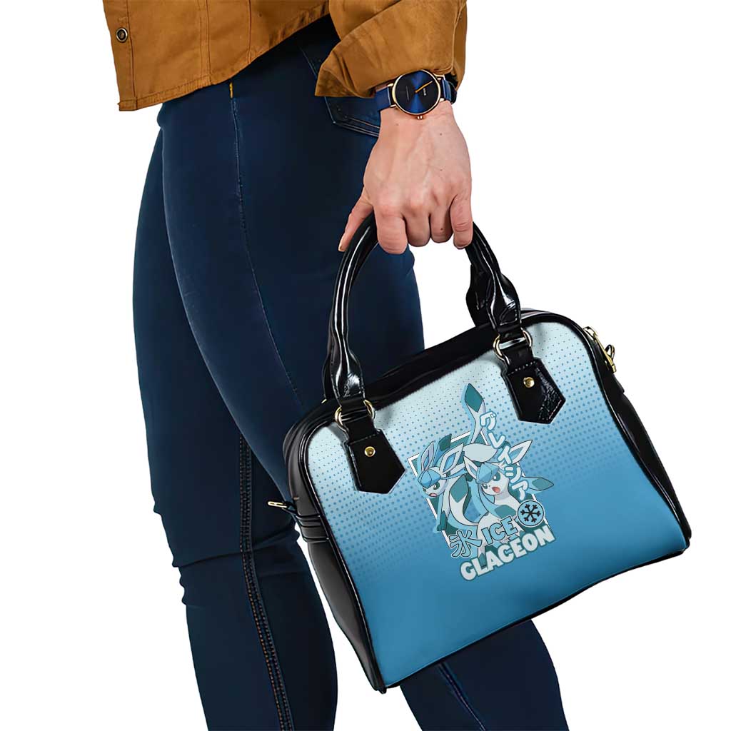 Glaceon from Poké Shoulder Handbag with Ice Type Ability and Elegant Pose Design - The Mazicc