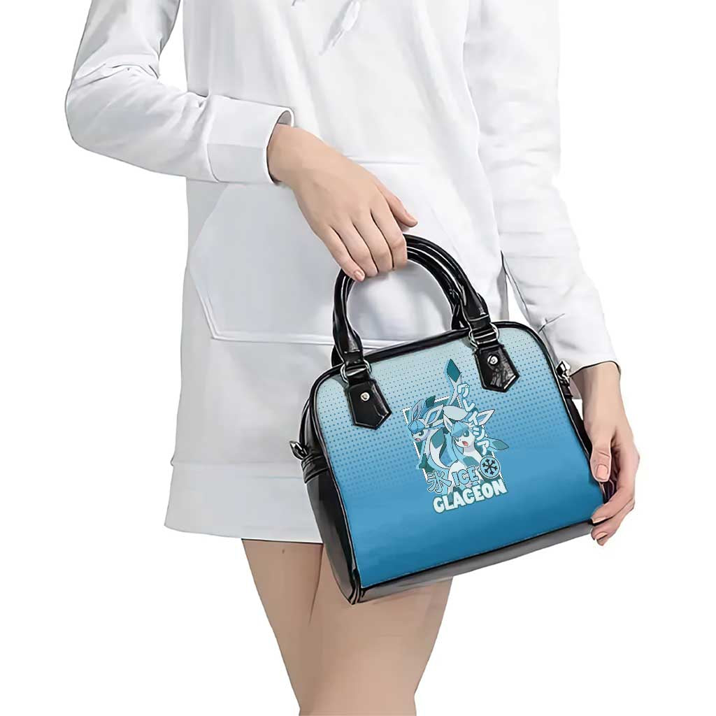 Glaceon from Poké Shoulder Handbag with Ice Type Ability and Elegant Pose Design - The Mazicc