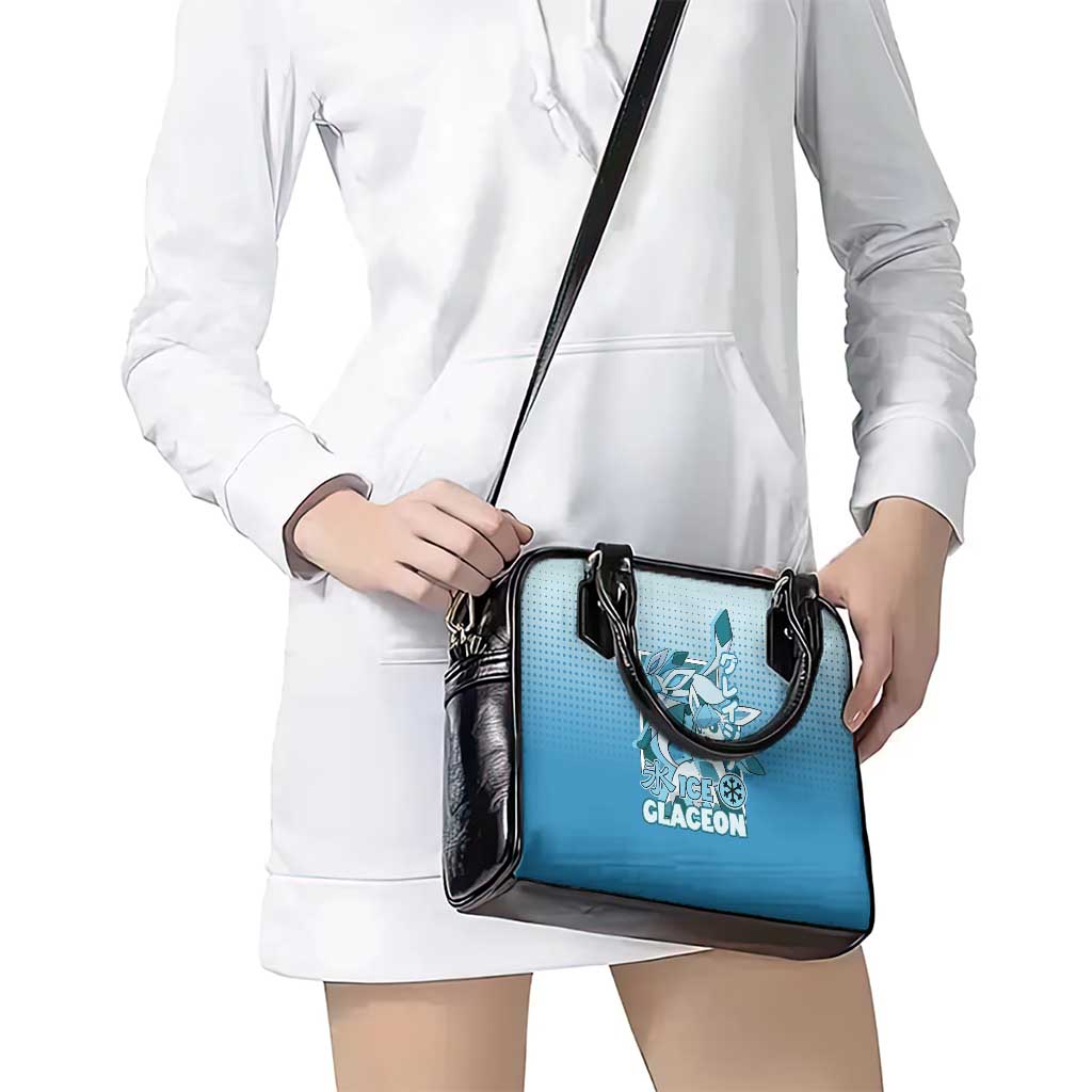 Glaceon from Poké Shoulder Handbag with Ice Type Ability and Elegant Pose Design - The Mazicc