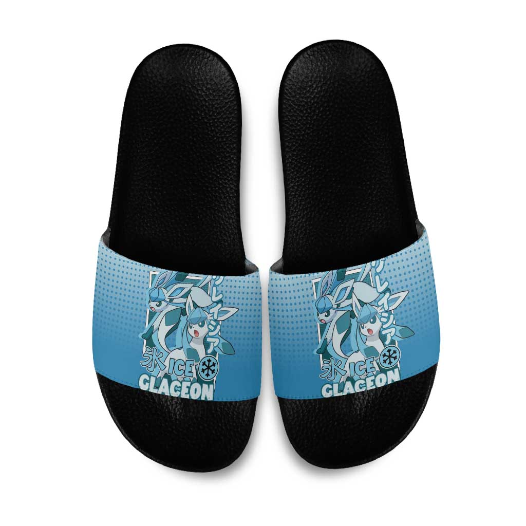 Glaceon from Poké Slide Sandals with Ice Type Ability and Elegant Pose Design - The Mazicc