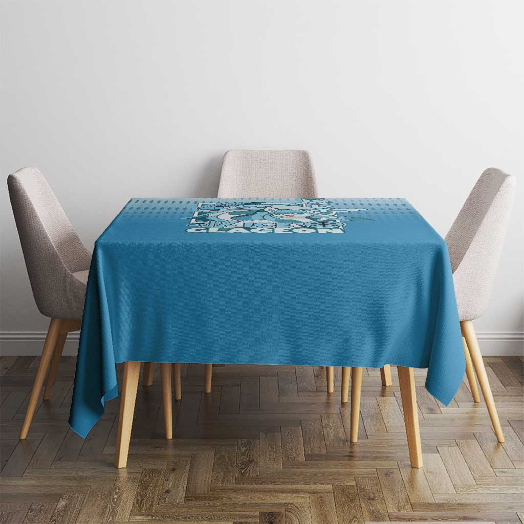 Glaceon from Poké Tablecloth with Ice Type Ability and Elegant Pose Design - The Mazicc