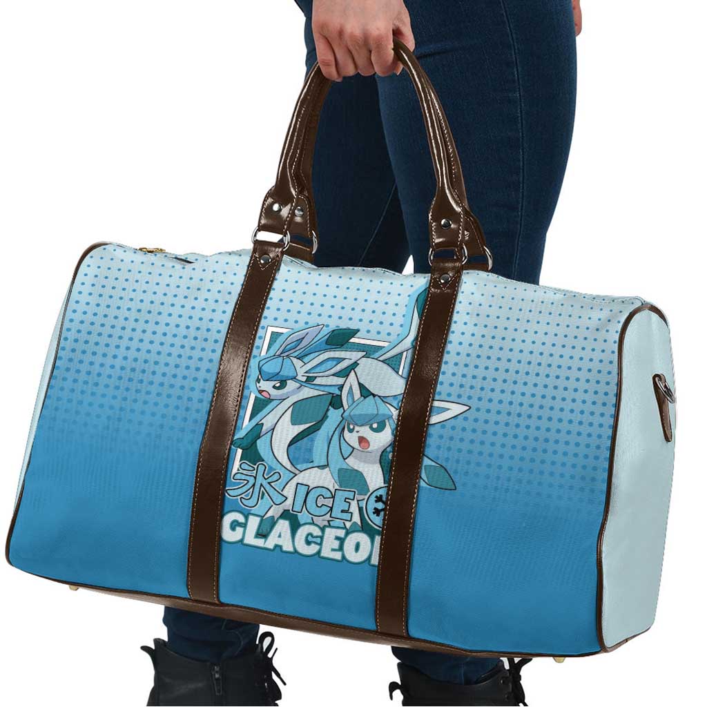 Glaceon from Poké Travel Bag with Ice Type Ability and Elegant Pose Design - The Mazicc